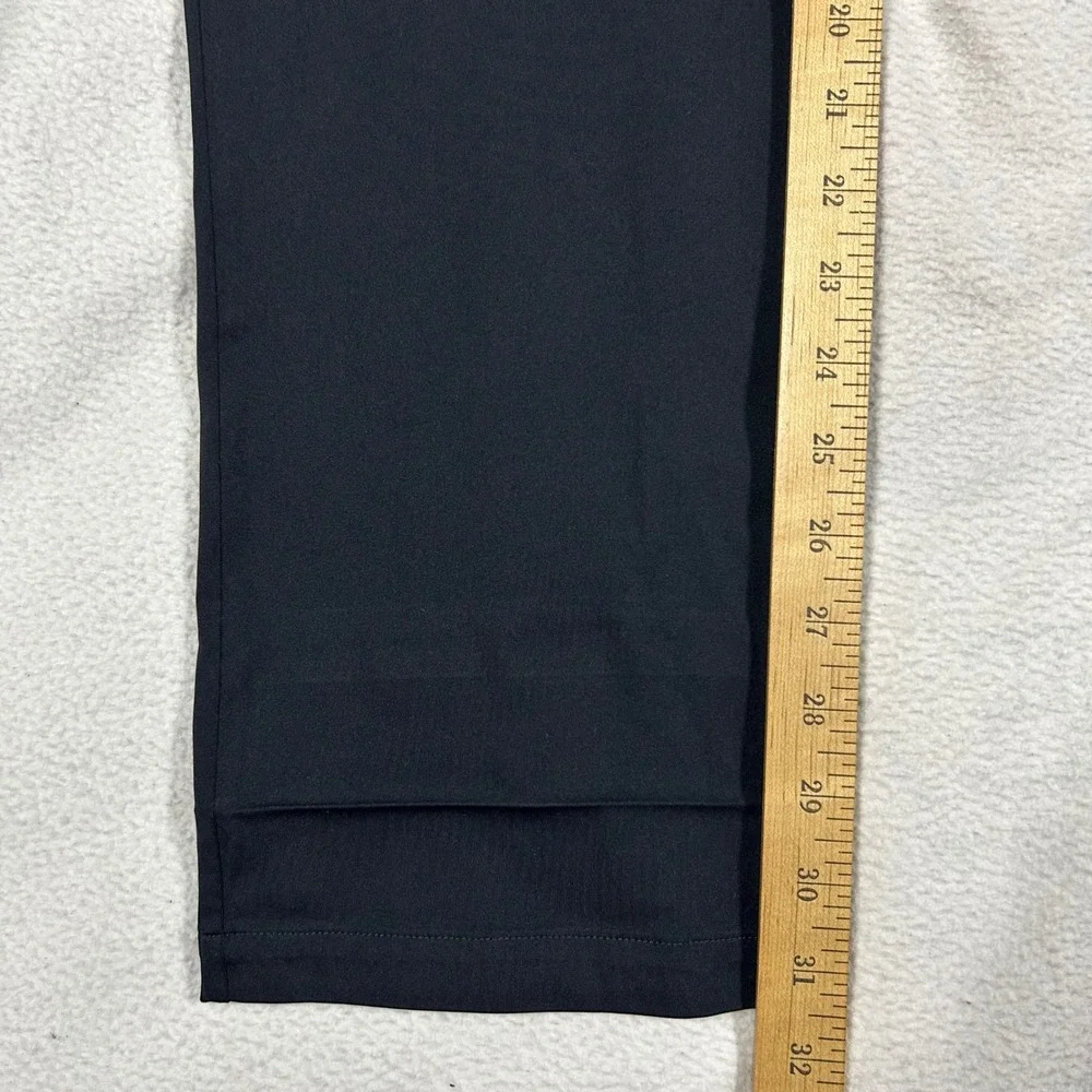 Rhone Commuter Pants Mens 34 Black Slim Straight Performance Trousers 100161